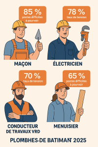 5 métiers difficile