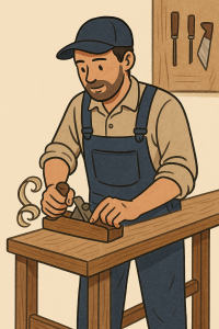 illustration menuisier